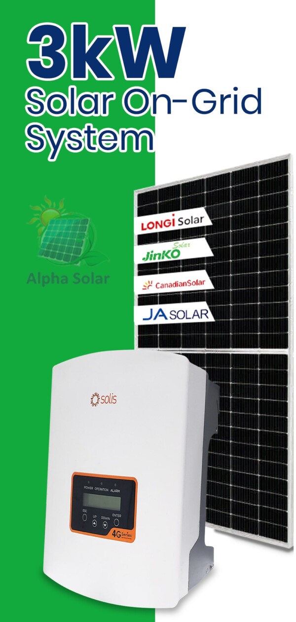 3KW Solar System Price in Pakistan - Sept 2023