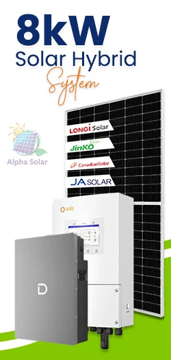 8kW Hybrid Package with Solis