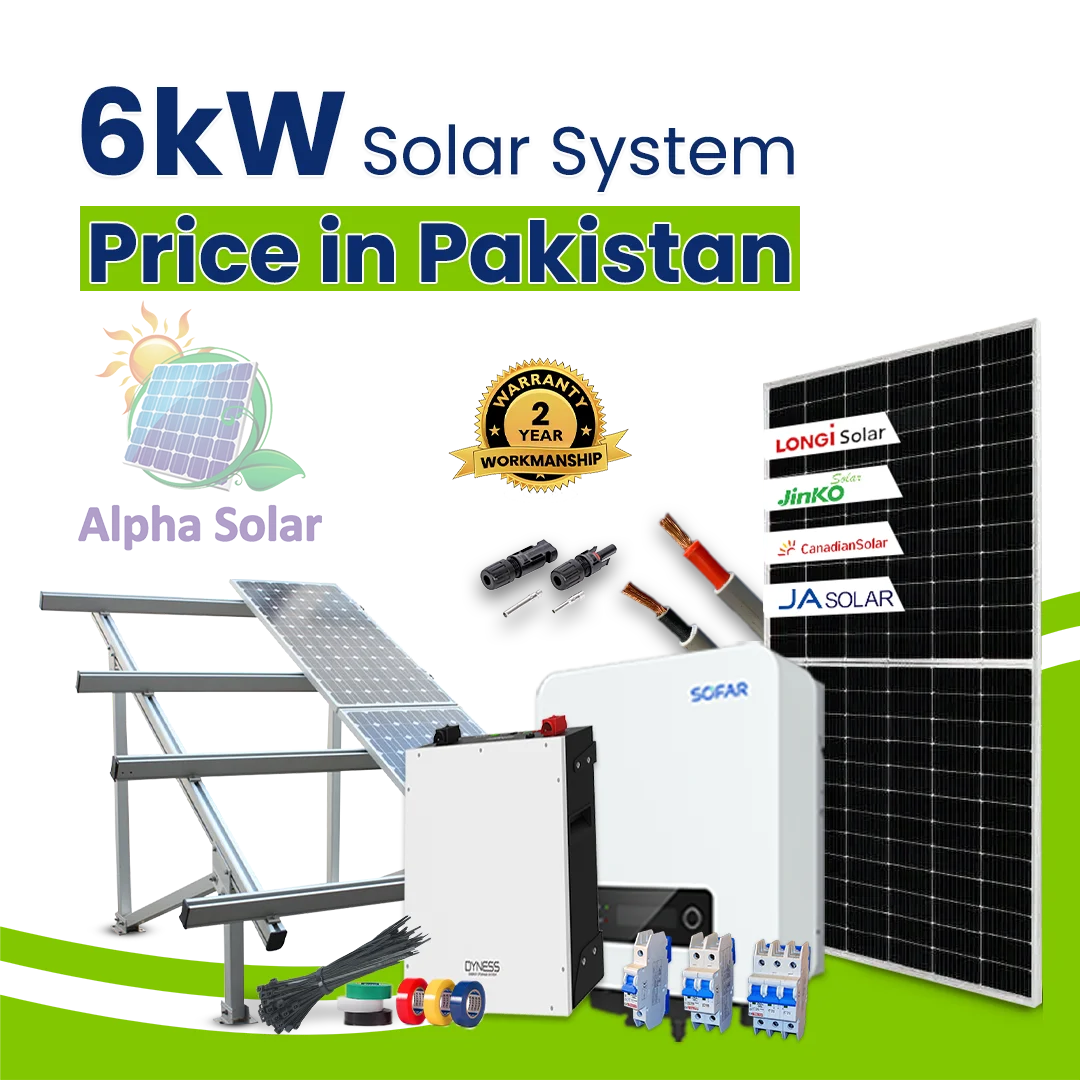 6kW Solar System Price in Pakistan 6kW Solar System Price in Pakistan