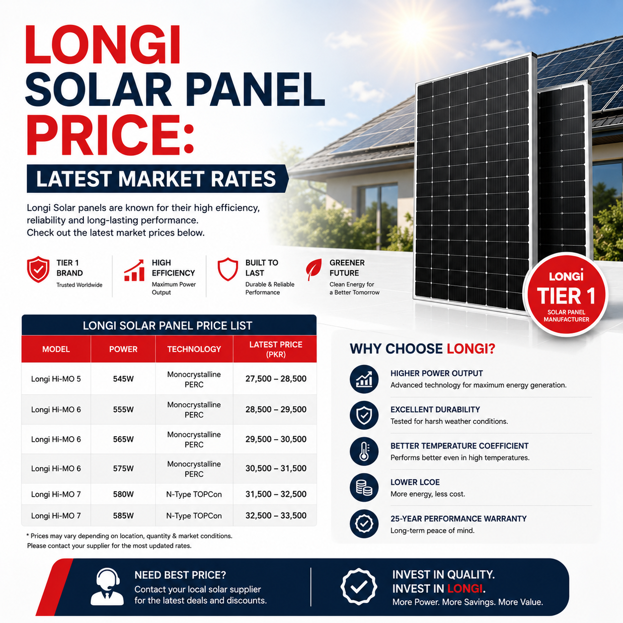 Longi Solar Panel